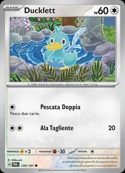 Ducklett card in Italian
