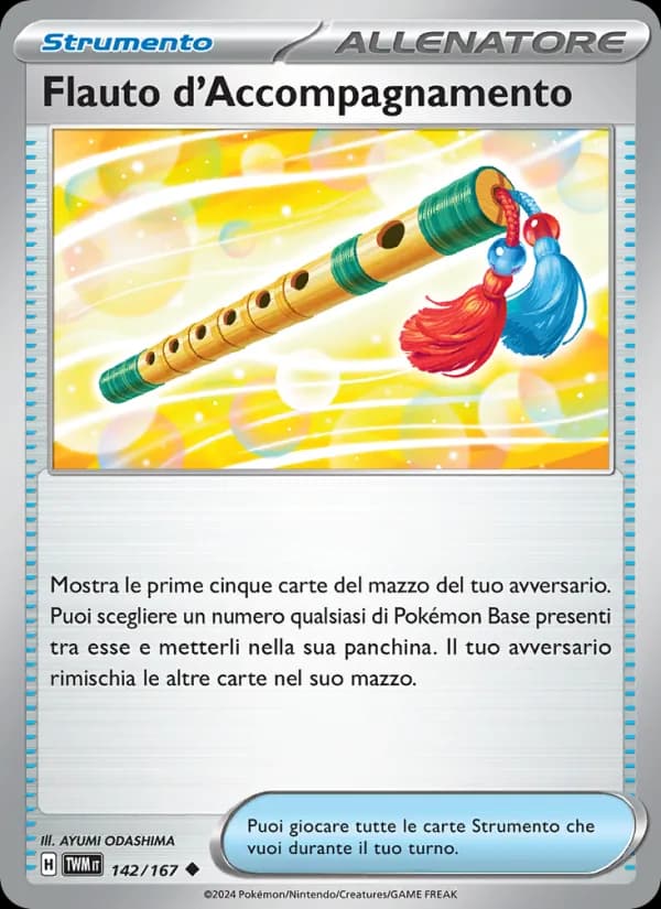Flauto d'Accompagnamento card in Italian
