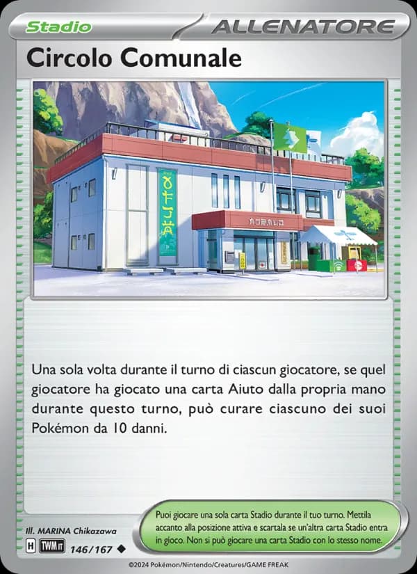 Circolo Comunale card in Italian
