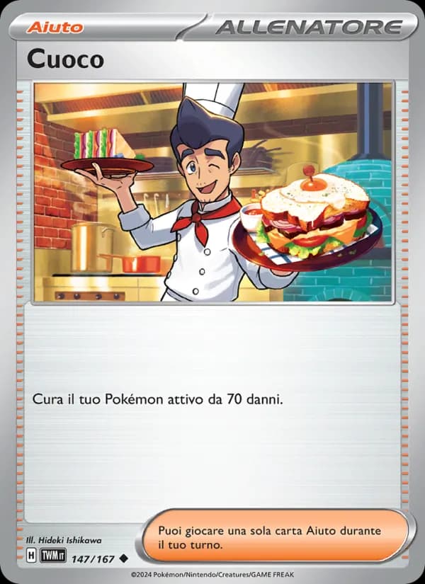 Cuoco card in Italian