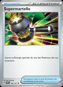 Supermartello card in Italian