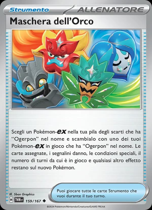 Maschera dell'Orco card in Italian