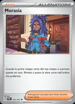 Morasia card in Italian