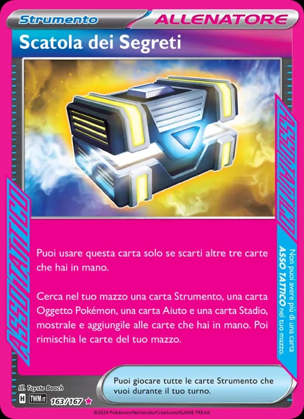 Scatola dei Segreti card in Italian