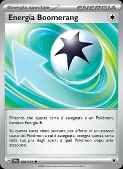 Energia Boomerang card in Italian