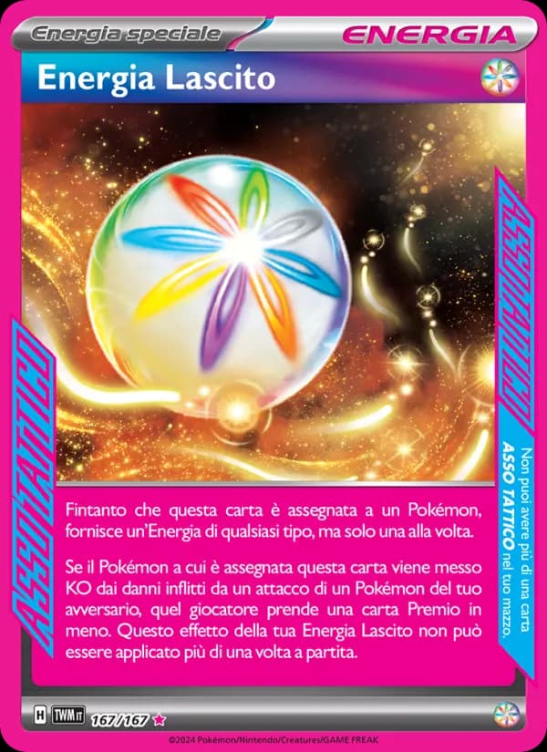 Energia Lascito card in Italian