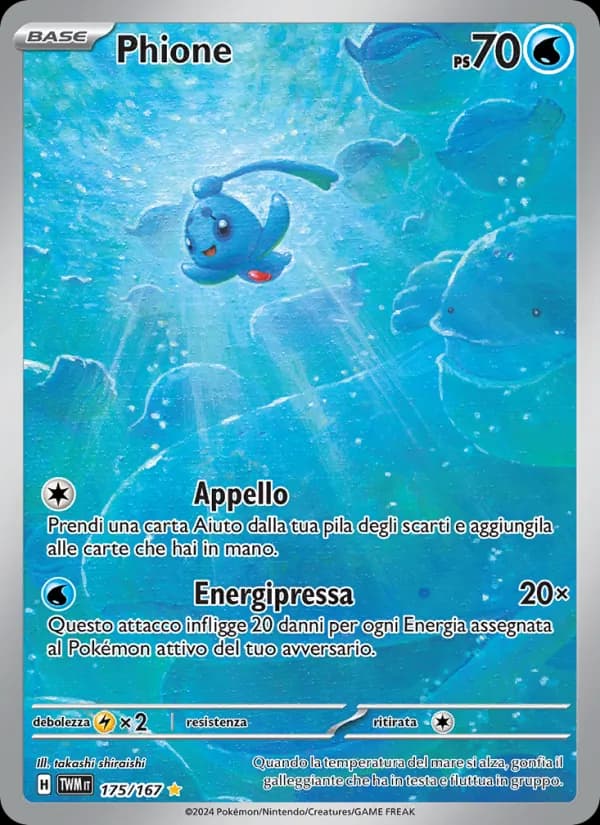 Phione card in Italian