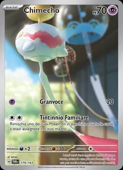 Chimecho card in Italian