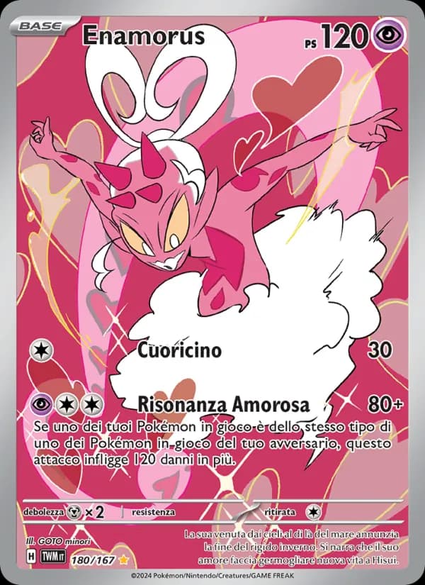 Enamorus card in Italian