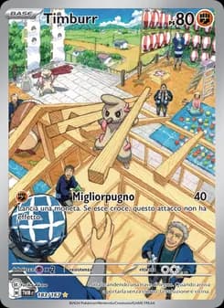 Timburr card in Italian