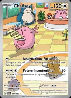 Chansey card in Italian