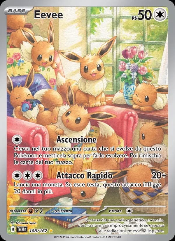 Eevee card in Italian