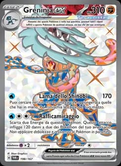 Greninja-ex card in Italian