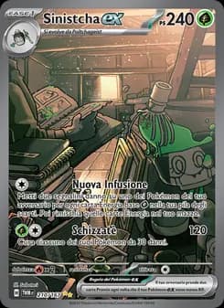 Sinistcha-ex card in Italian