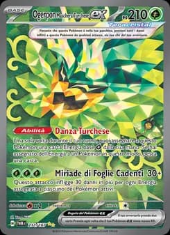 Ogerpon Maschera Turchese-ex card in Italian