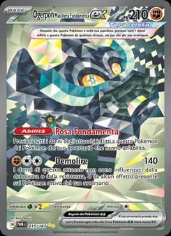 Ogerpon Maschera Fondamenta-ex card in Italian