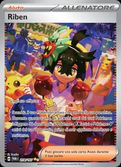 Riben card in Italian