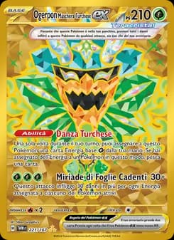 Ogerpon Maschera Turchese-ex card in Italian