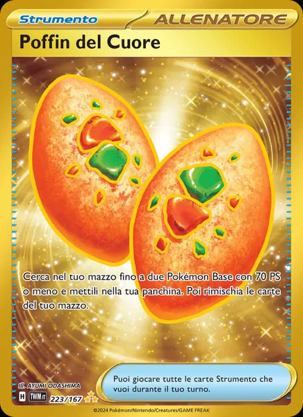 Poffin del Cuore card in Italian