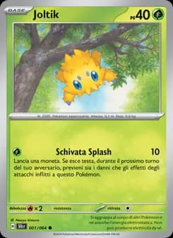 Joltik card in Italian