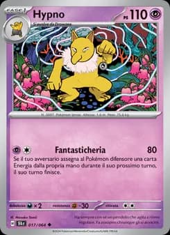 Hypno card in Italian