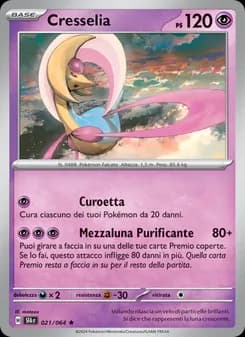 Cresselia card in Italian