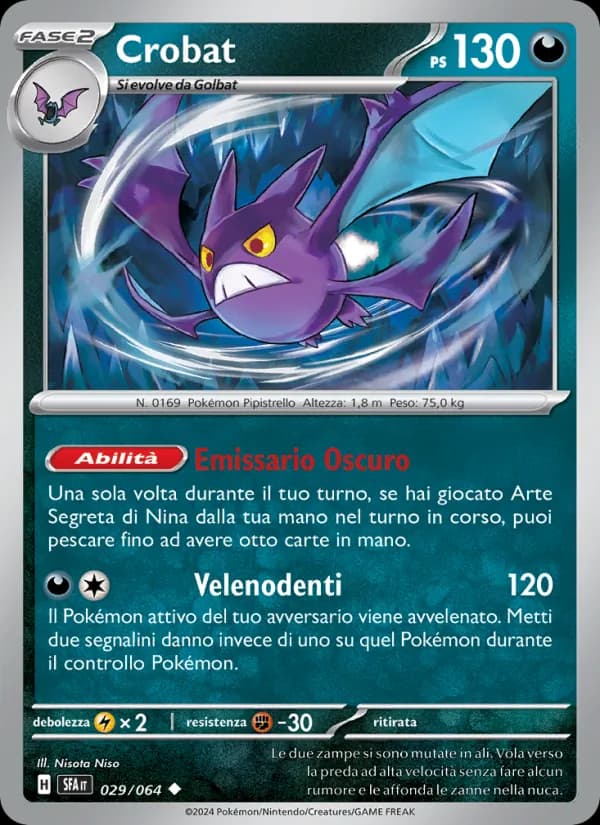 Crobat card in Italian