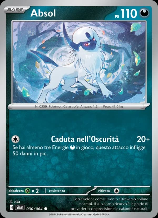 Absol card in Italian