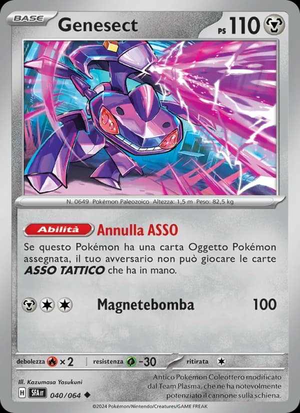 Genesect card in Italian