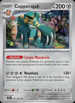 Copperajah card in Italian