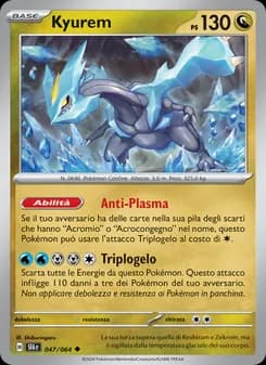 Kyurem card in Italian