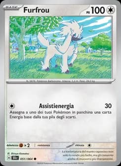 Furfrou card in Italian