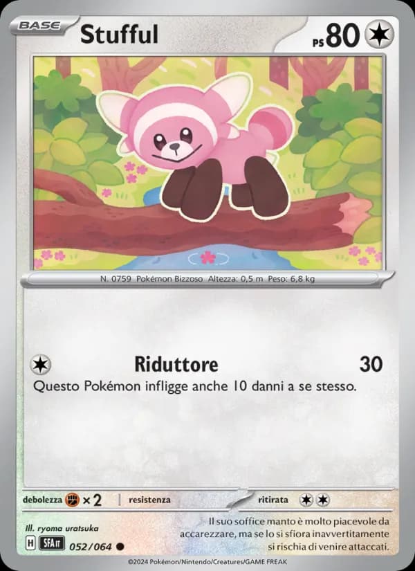 Stufful card in Italian