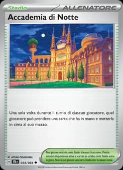 Accademia di Notte card in Italian