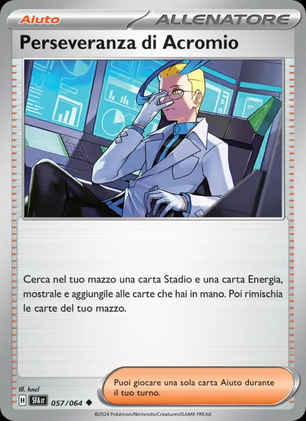 Perseveranza di Acromio card in Italian