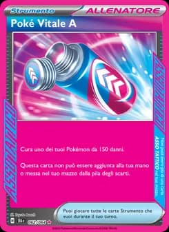 Poké Vitale A card in Italian