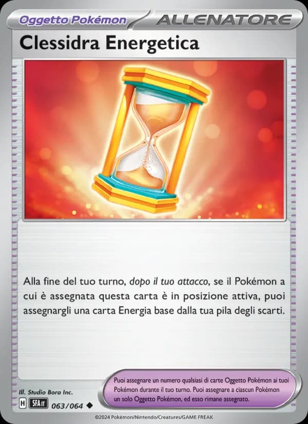 Clessidra Energetica card in Italian
