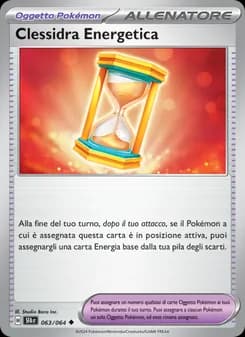 Clessidra Energetica card in Italian