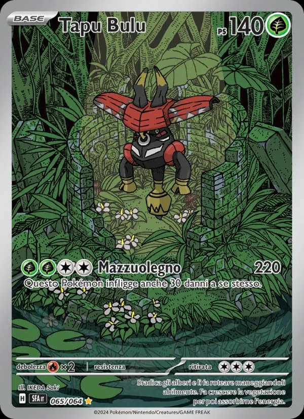 Tapu Bulu card in Italian