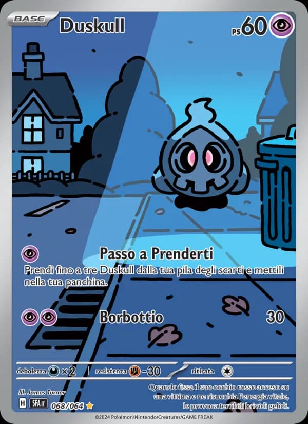 Duskull card in Italian