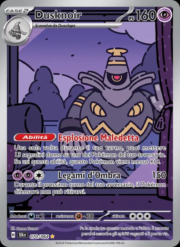Dusknoir card in Italian