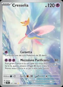 Cresselia card in Italian