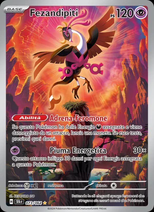 Fezandipiti card in Italian
