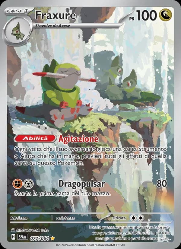Fraxure card in Italian