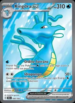 Kingdra-ex card in Italian