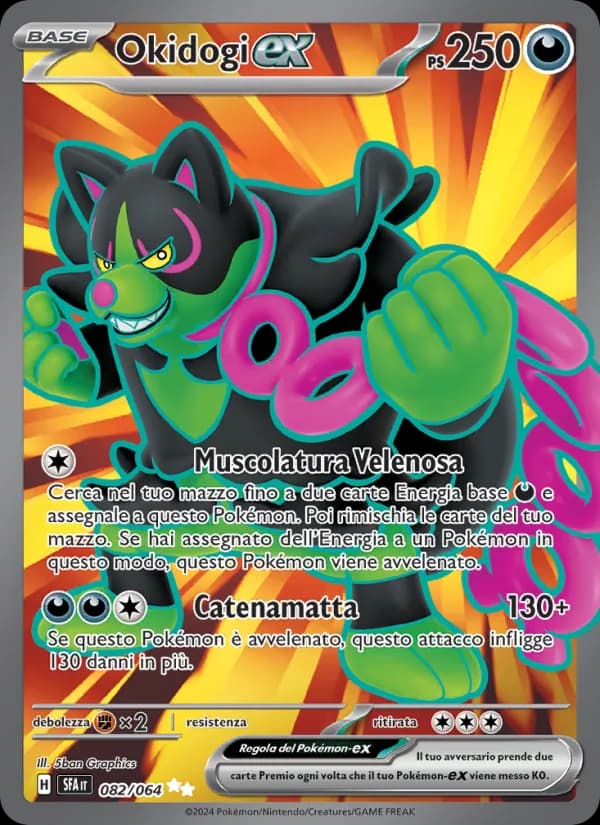 Okidogi-ex card in Italian