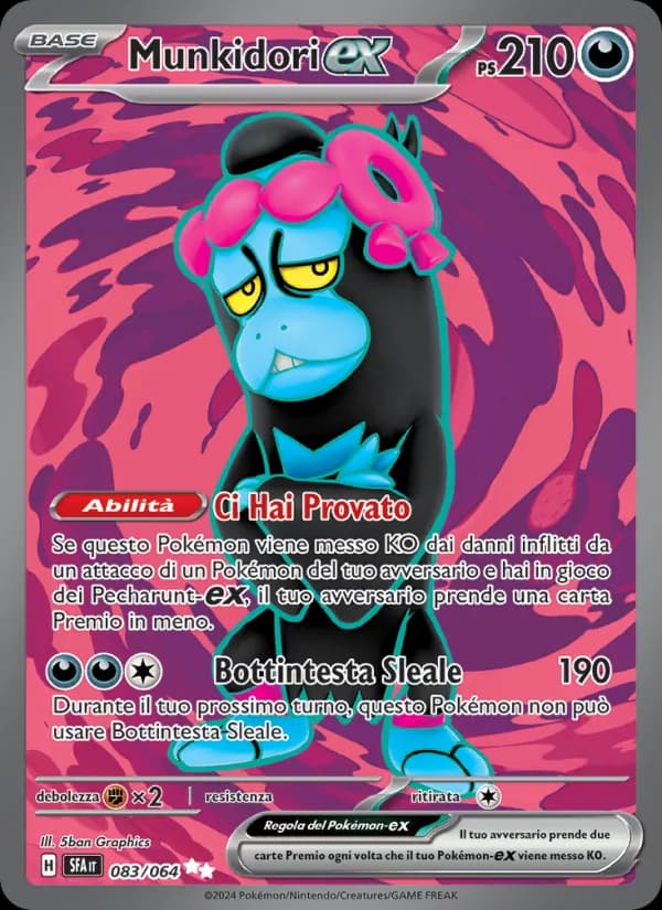 Munkidori-ex card in Italian