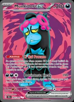 Munkidori-ex card in Italian