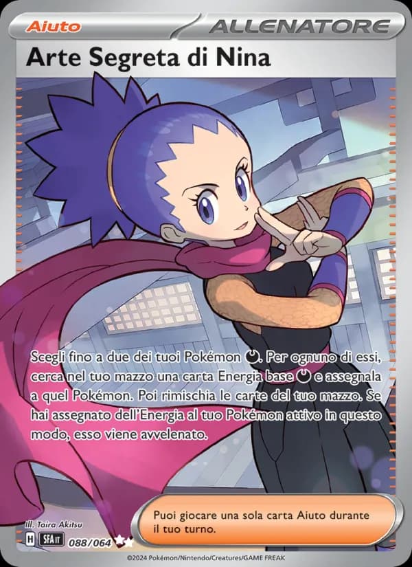 Arte Segreta di Nina card in Italian