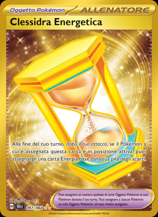 Clessidra Energetica card in Italian